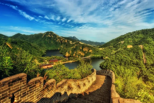 Gran Muralla China al Amanecer